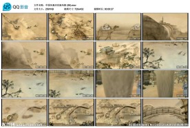 民族风沙漠骆驼小桥影视背景视频
