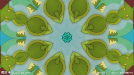 超赞绿叶抽象变化动感酒吧led