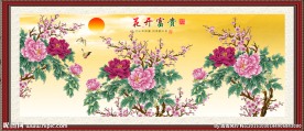工笔牡丹
