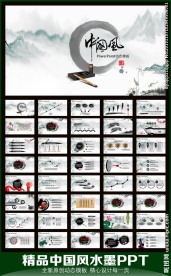 大气中国风水墨动态PPT