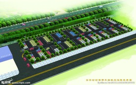 生态停车场绿化景观效果图