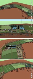 农业生态观光园草图大师模型