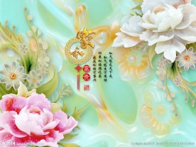 高清图3D 玉雕彩绘