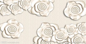 玫瑰花 3D背景图 源分层