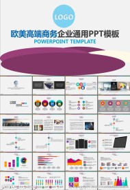 企业宣传投资计划PPT模板