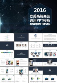 年终总结商业策划PPT模板