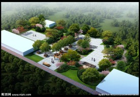 吕霞光游园鸟瞰