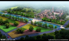 水月禅寺河道绿化