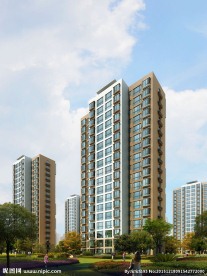 精细高层住宅效果