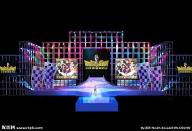 演唱会舞台效果图