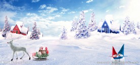 淘宝天猫首页圣诞雪人海报图片