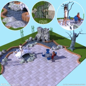 休闲屋顶(带贴图)