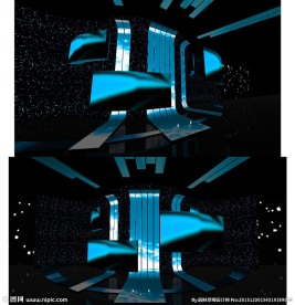 舞台舞美场景草图大师SU模型