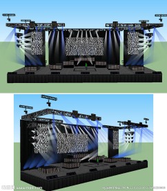 舞台舞美设计SU草图大师模型