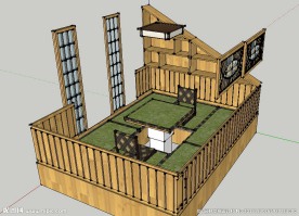 榻榻米草图大师SU模型室内装修