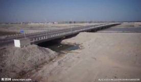 航拍新大桥 高清视频剪辑素材