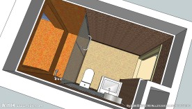 现代卫生间卫浴草图大师SU模型