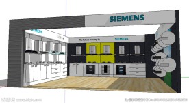 西门子展厅草图大师SU模型
