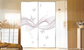 蝶舞   蝴蝶  衣柜门