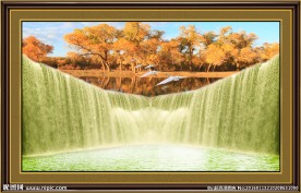 巨幅山水画