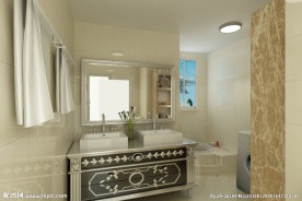 欧式卫生间室内动画