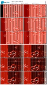 情人节桃心唯美婚庆视频素材