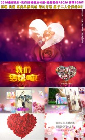 2016浪漫婚礼片头AE视频