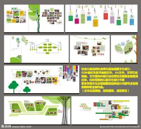 社会组织孵化基地墙面设计