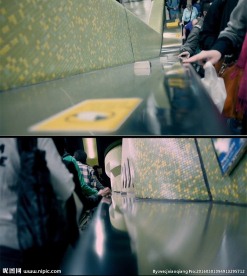 手扶梯手扶电梯高清实拍视频素材