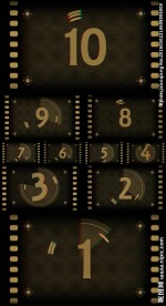 复古老电影风格十秒倒计时