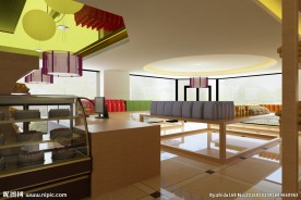 金帆蛋糕店商业空间动画