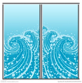 海浪移门