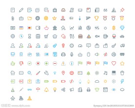 多彩色常用图标