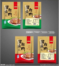 蛋白素肉包装设计
