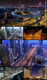 繁华都市交通车流线高清实拍视频