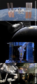 国际空间站宇航员太空作业视频