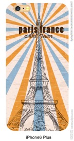 复古埃菲尔铁塔图案