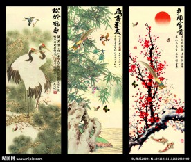 国画松竹梅