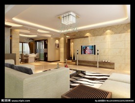 客厅电视背景墙效果图