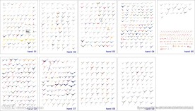 500多款手表表针设计矢量