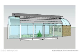 生态农业大棚草图大师SU模型