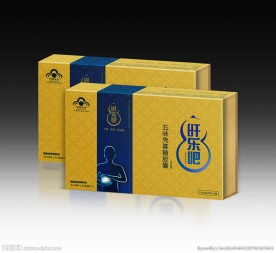 保健品包装设计展开图