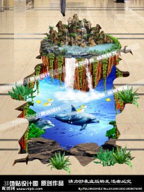 3D地画 3D海洋地贴