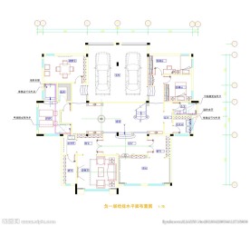 家居排水平面布置图