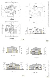 别墅建筑图纸图