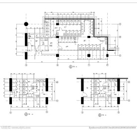 公共卫生间施工图