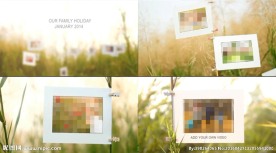 芦苇杆温馨家庭影像展示AE模板