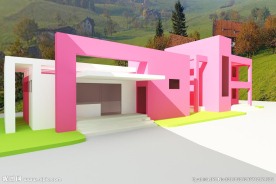 浴室建筑模型动画