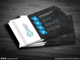 企业公司个人名片模板