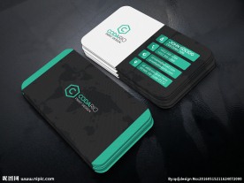 创意公司团队名片模板